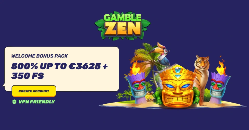 Banner for Gamblezen Casino Bonus